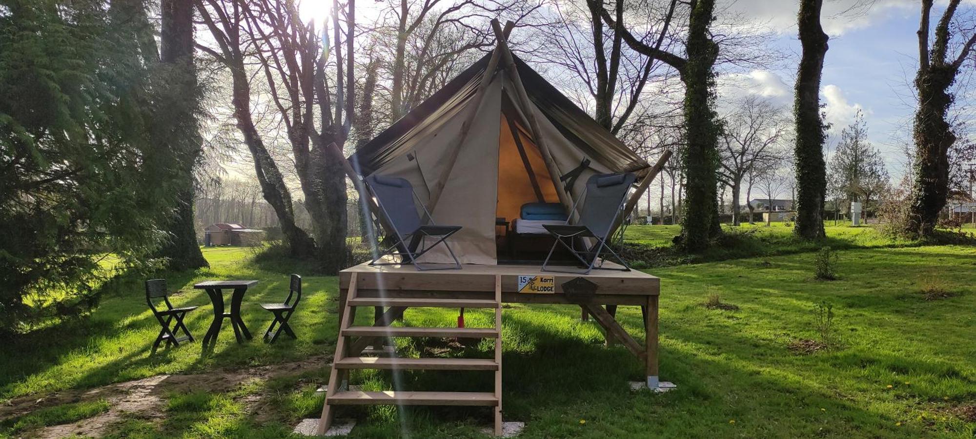 Camping Le Val Aux Fees - Broceliande Concoret Luaran gambar
