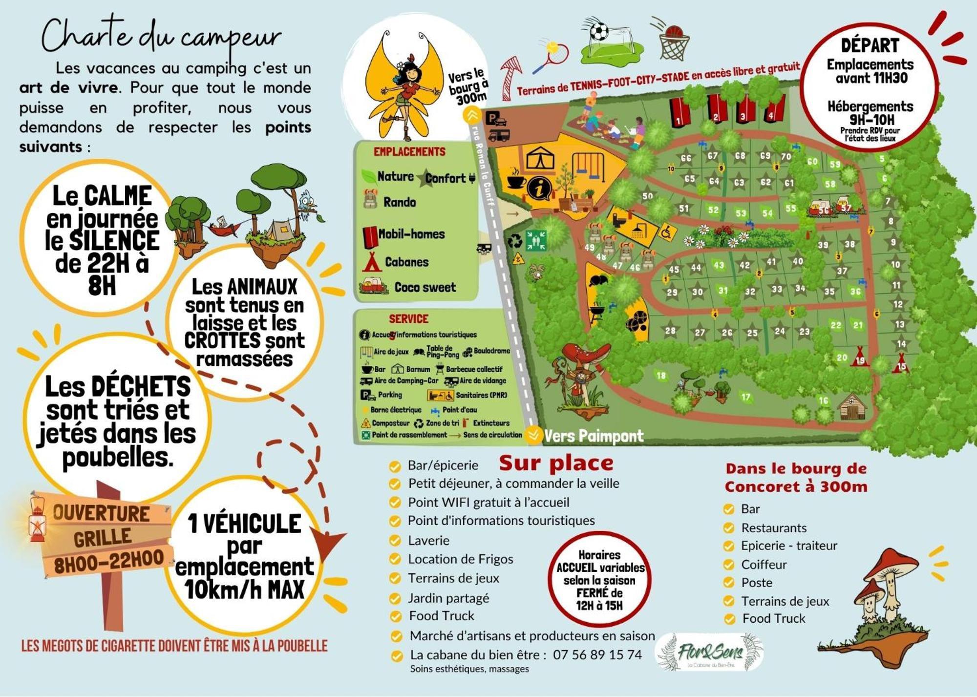 Camping Le Val Aux Fees - Broceliande Concoret Luaran gambar