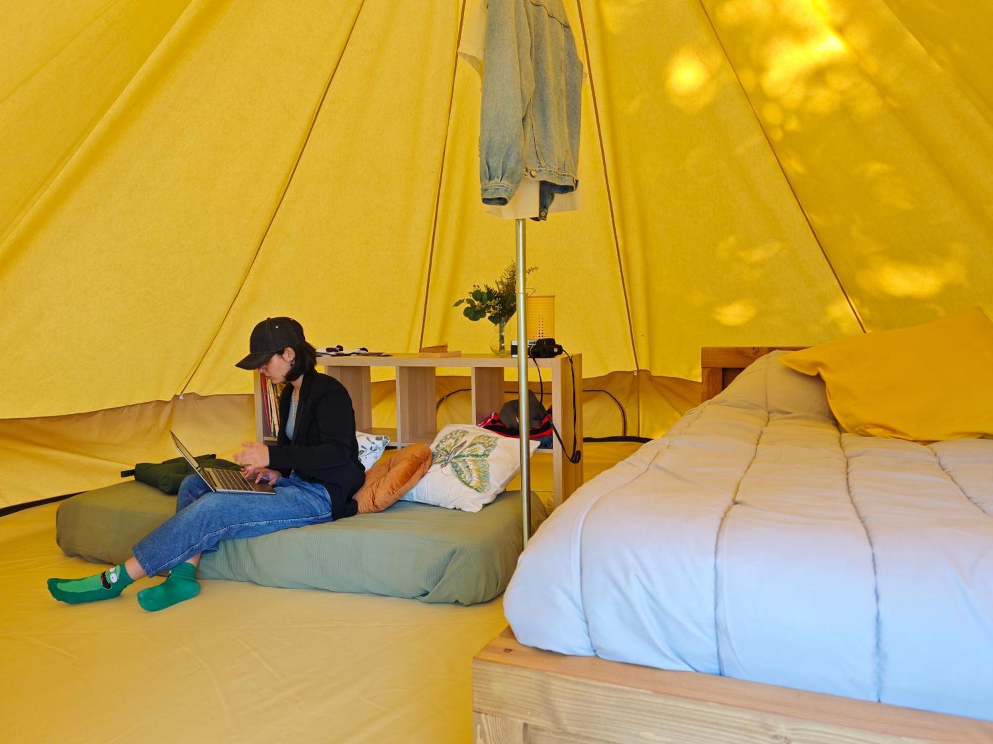 Camping Le Val Aux Fees - Broceliande Concoret Bilik gambar